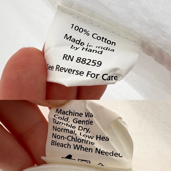 SUBTLE LUXURY | Maxi Button Down Boyfriend Kaftan Dress with Embroidery | Sz S/M - Picture 10 of 14